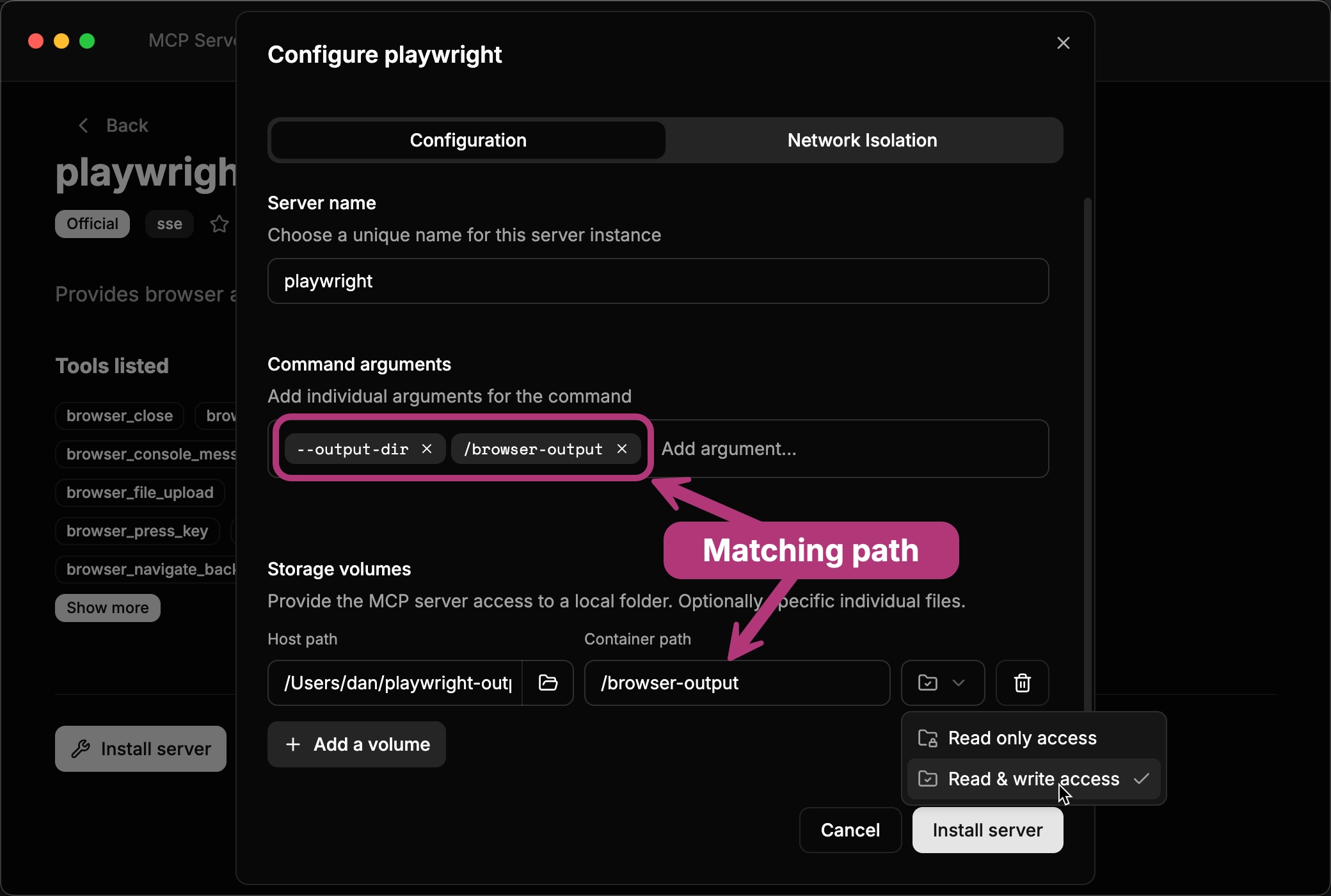 Playwright MCP server UI Playwright MCP server UI